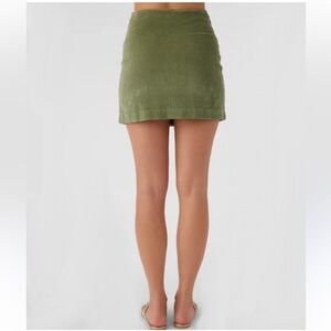 J.Crew Corduroy Olive green mini skirt